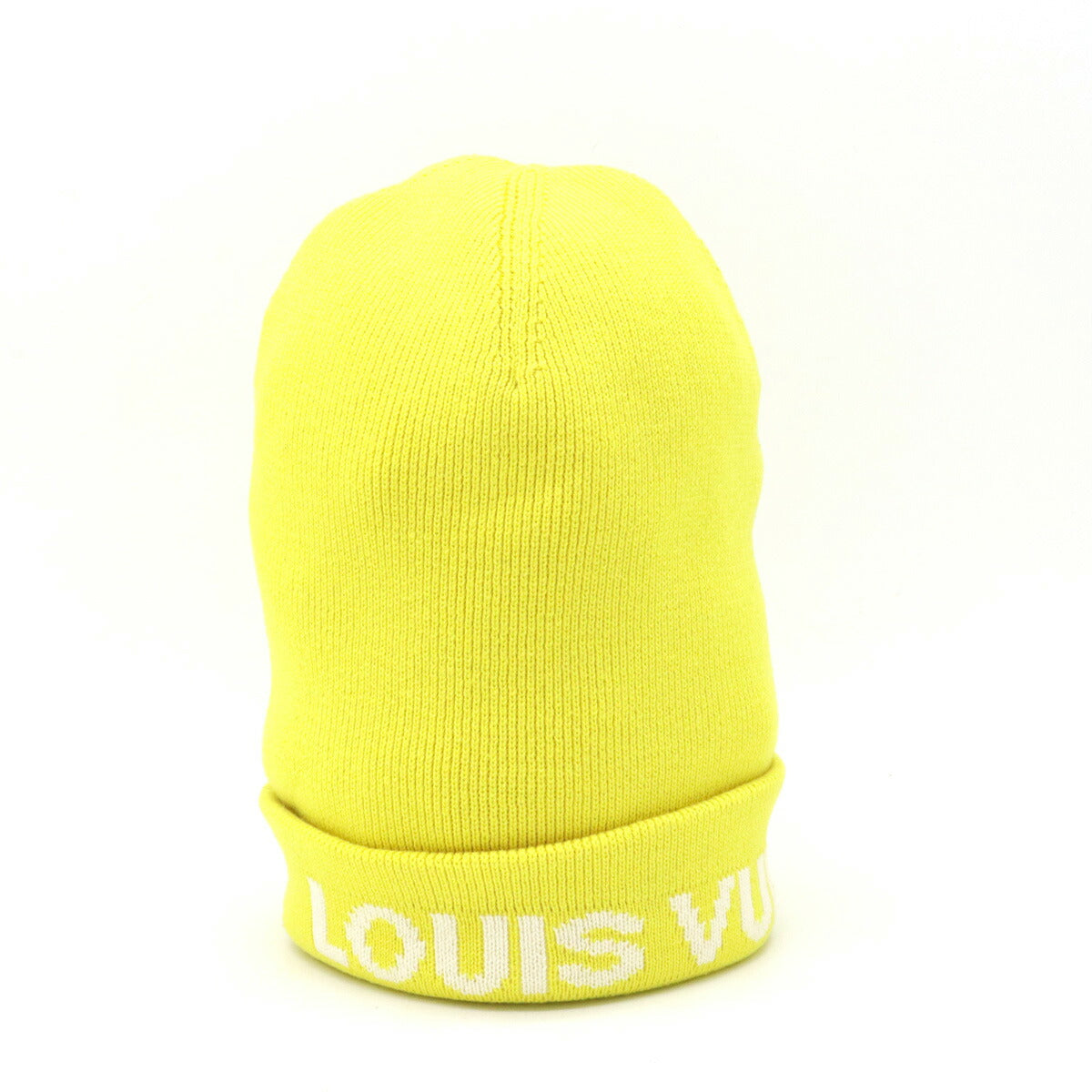 Louis Vuitton LV Cup Logo Knit Cap Yellow