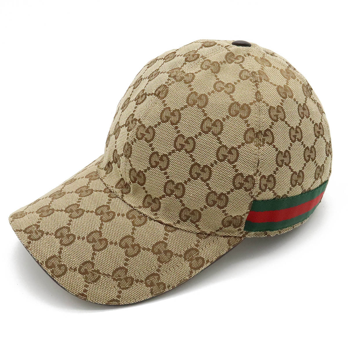 Gucci GG Canvas Web Line Baseball Cap