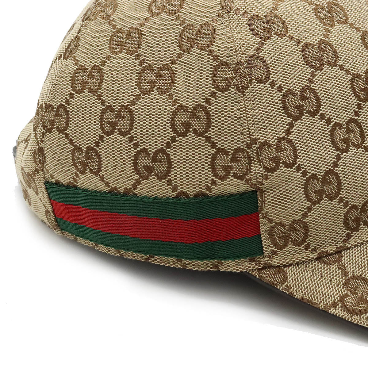 Gucci GG Canvas Web Line Baseball Cap