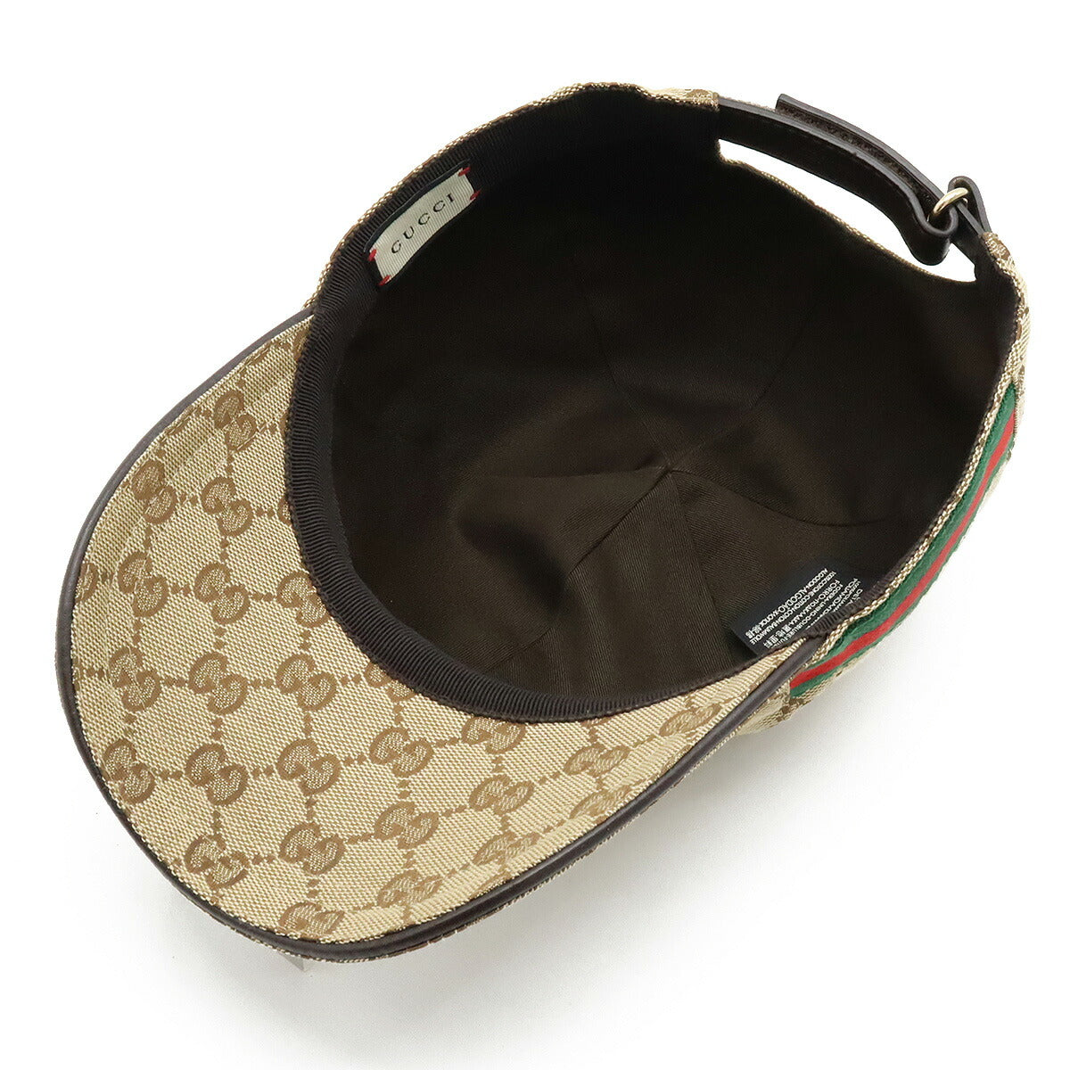 Gucci GG Canvas Web Line Baseball Cap