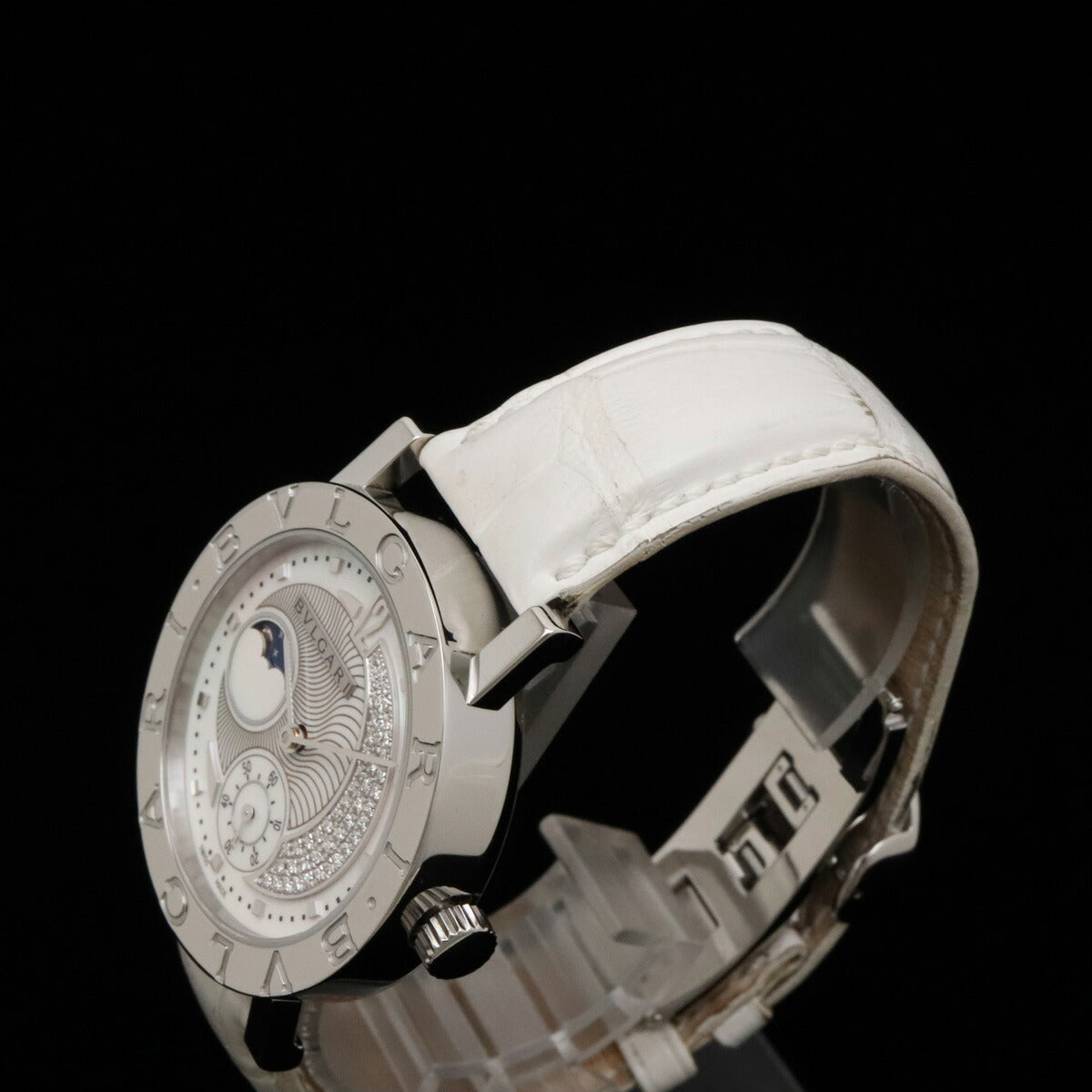 Bvlgari Moonphase Diamond Automatic Watch BB38SLMP