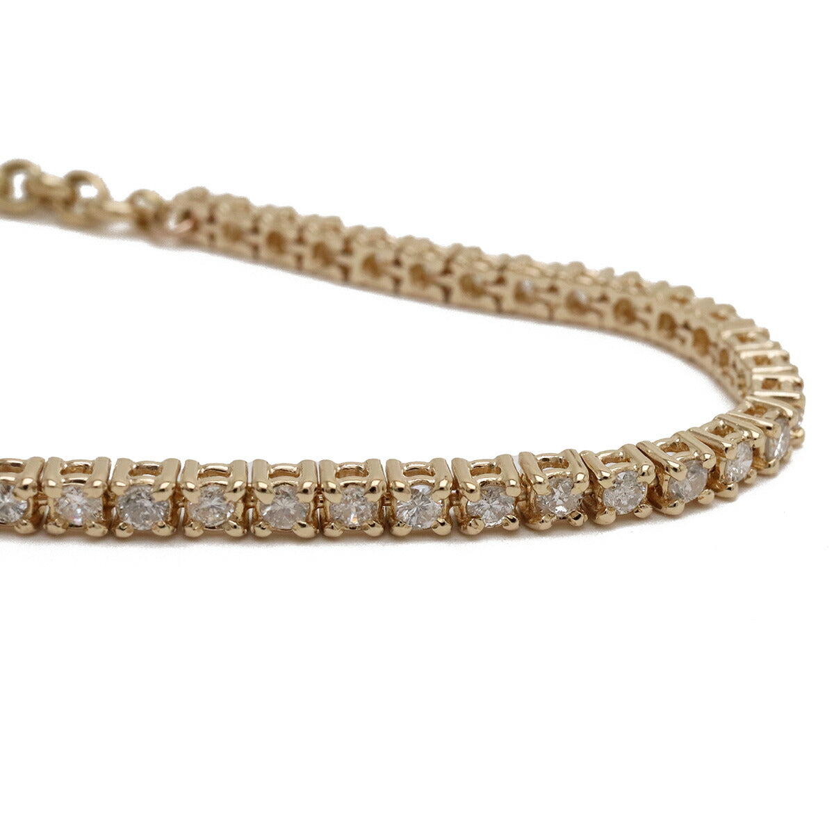 K18YG Diamond Tennis Bracelet