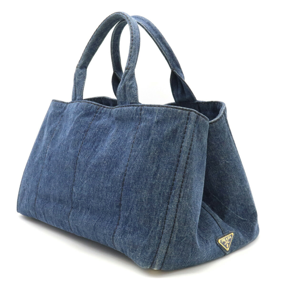 Prada Denim Canvas Canapa Tote Bag BN1872