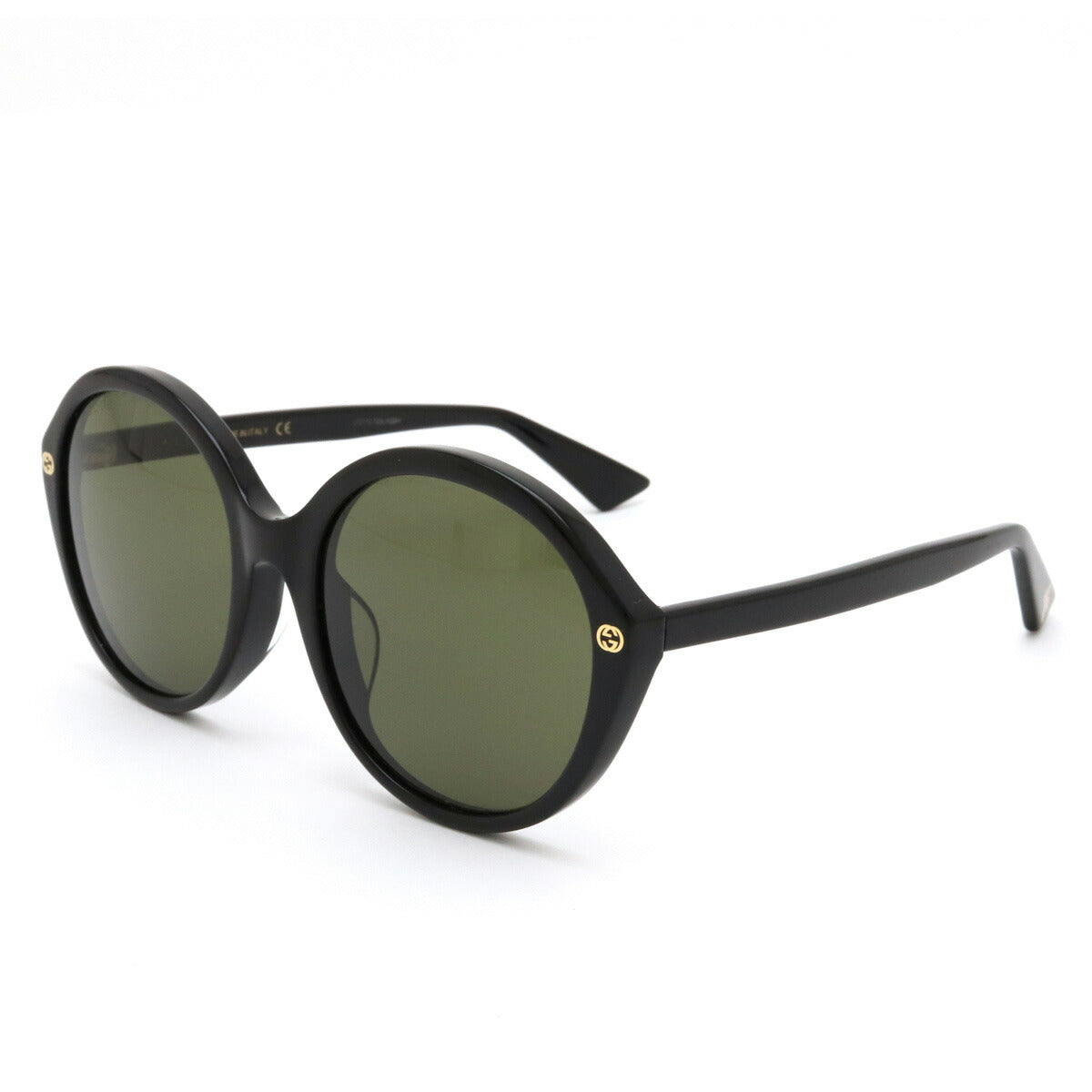 Gucci Sunglasses Round Shape Green Black GG0023SA