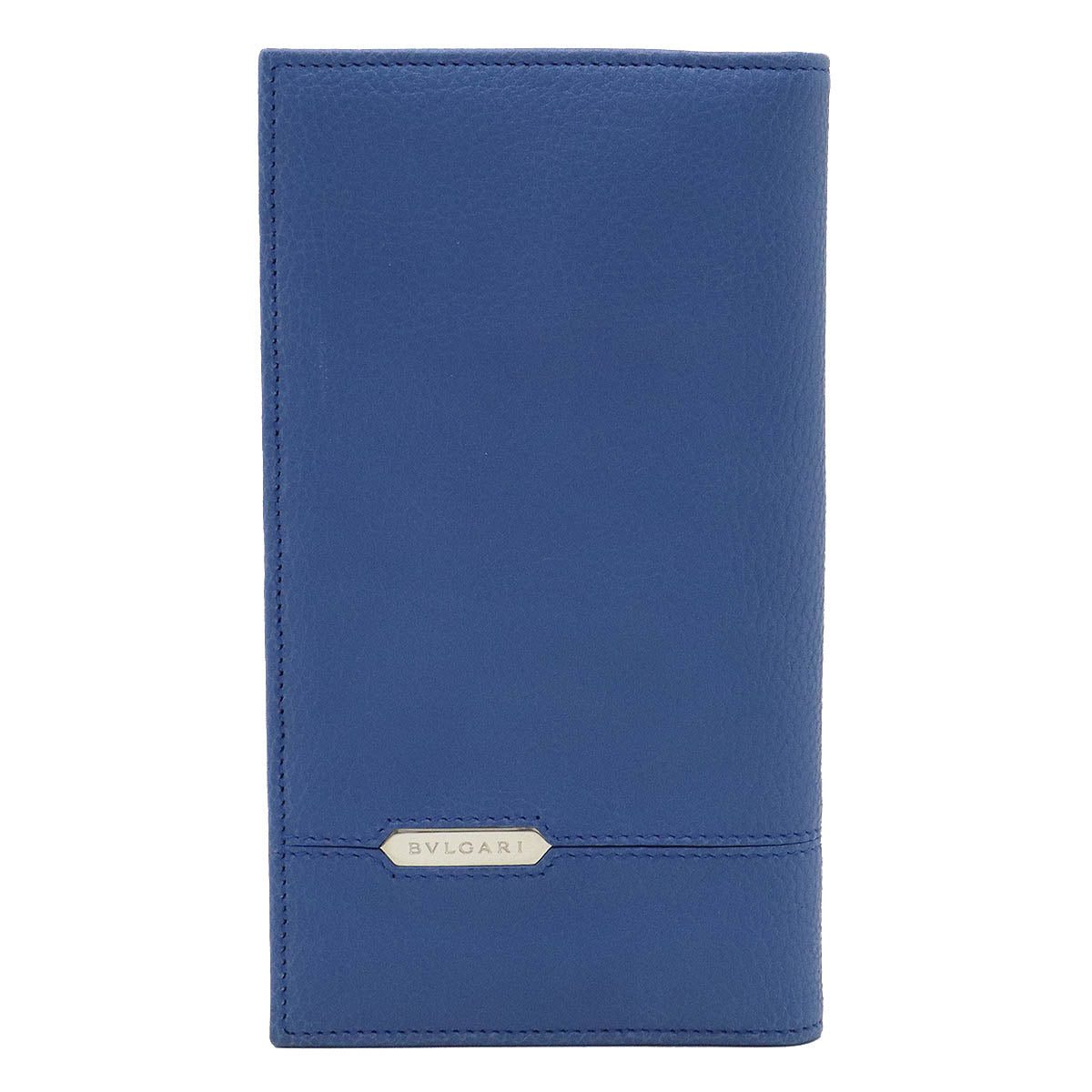 Bvlgari Leather Octo Bifold Wallet Blue