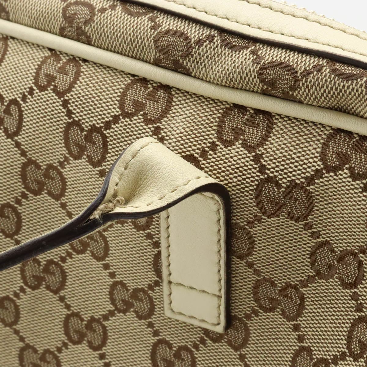 Gucci GG Canvas Mini Boston Tote Bag in Very Good Condition