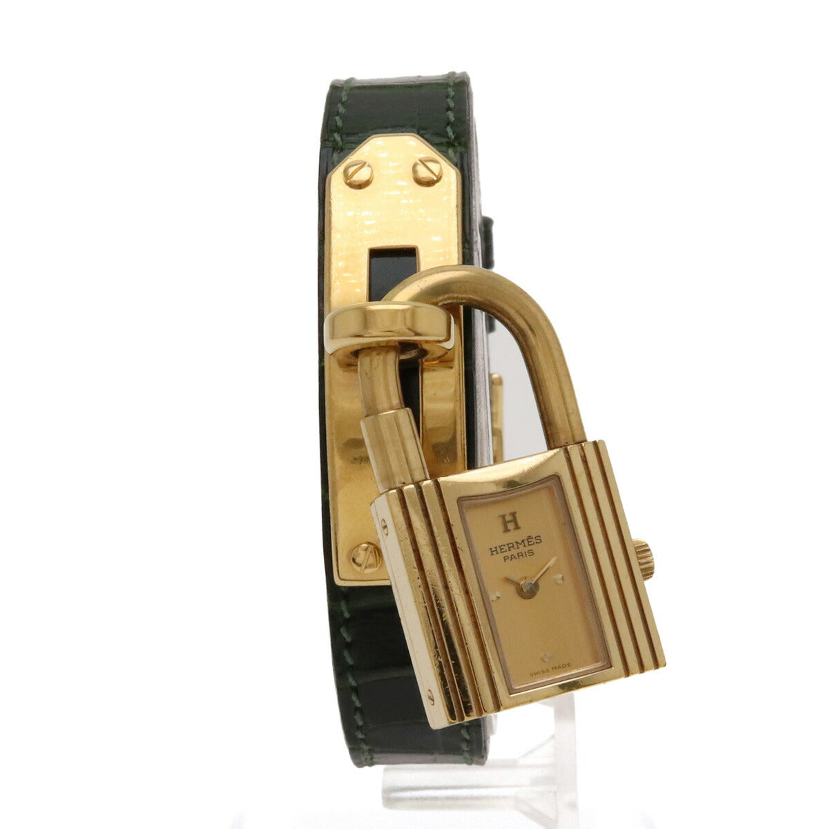 Hermes Kelly Watch Gold Dial Quartz