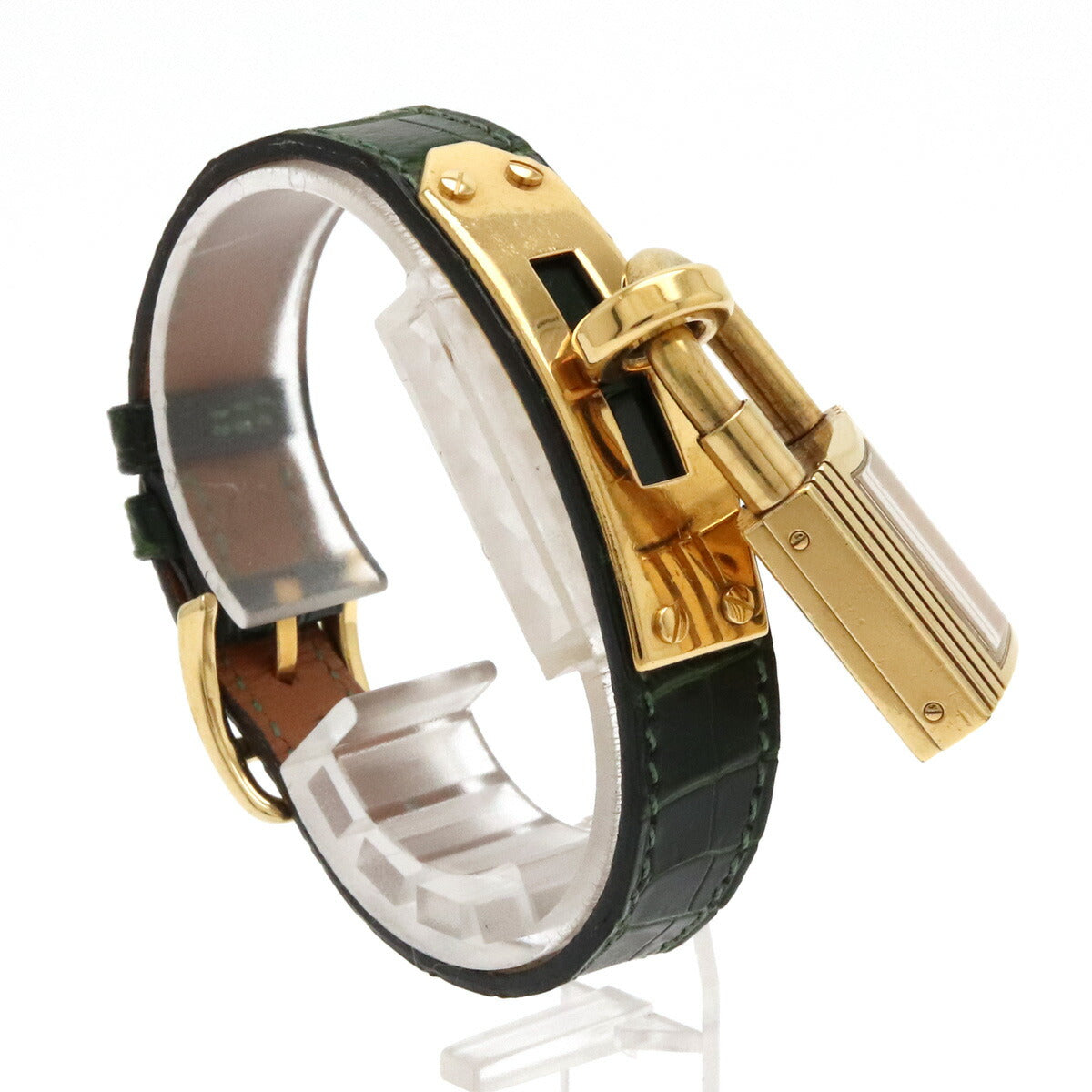 Hermes Kelly Watch Gold Dial Quartz