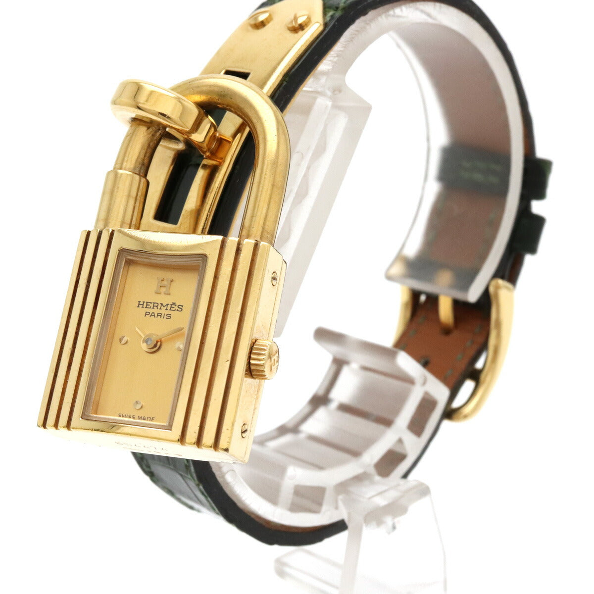 Hermes Kelly Watch Gold Dial Quartz