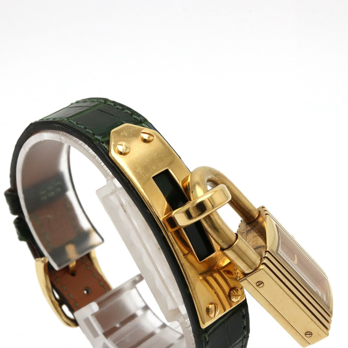 Hermes Kelly Watch Gold Dial Quartz