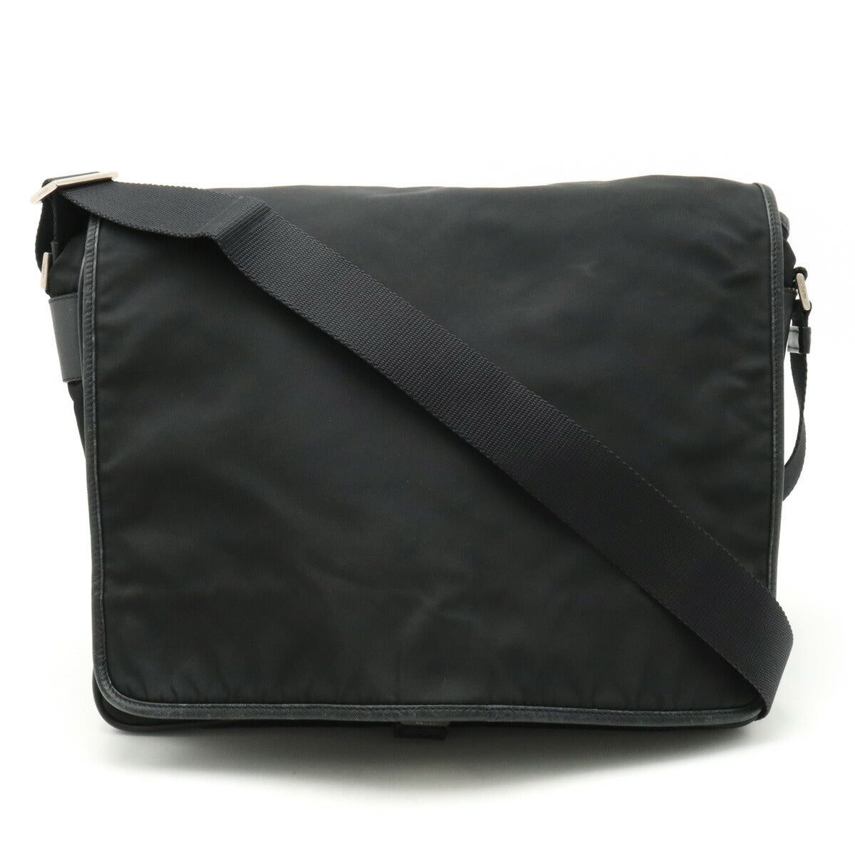 Prada Nylon Leather Shoulder Bag