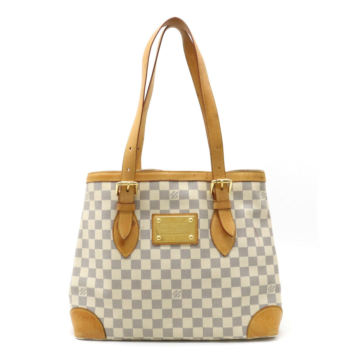 Louis Vuitton Damier Azur Hampstead MM Tote Bag