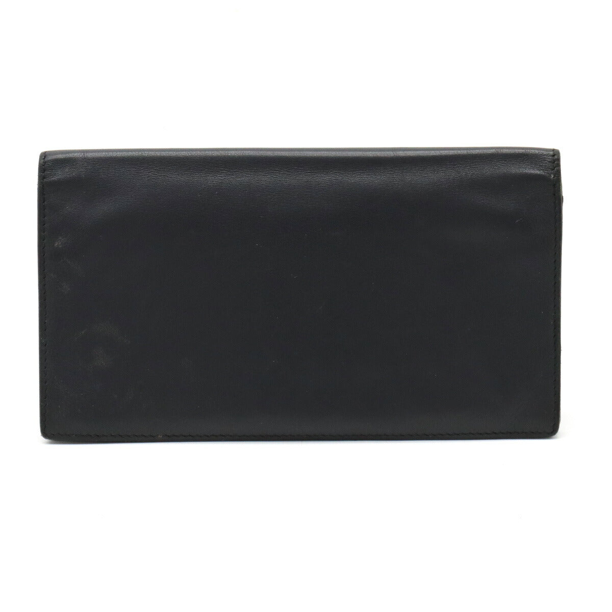 Hermes Leather Silk Long Wallet