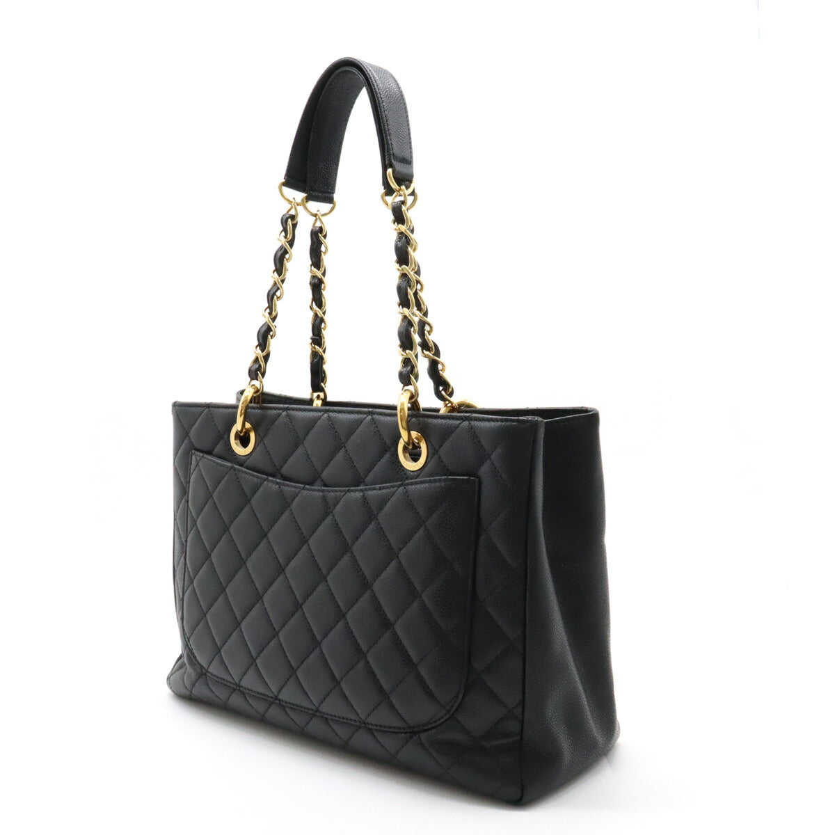 Chanel Caviar Matelasse Chain Tote Bag A50995