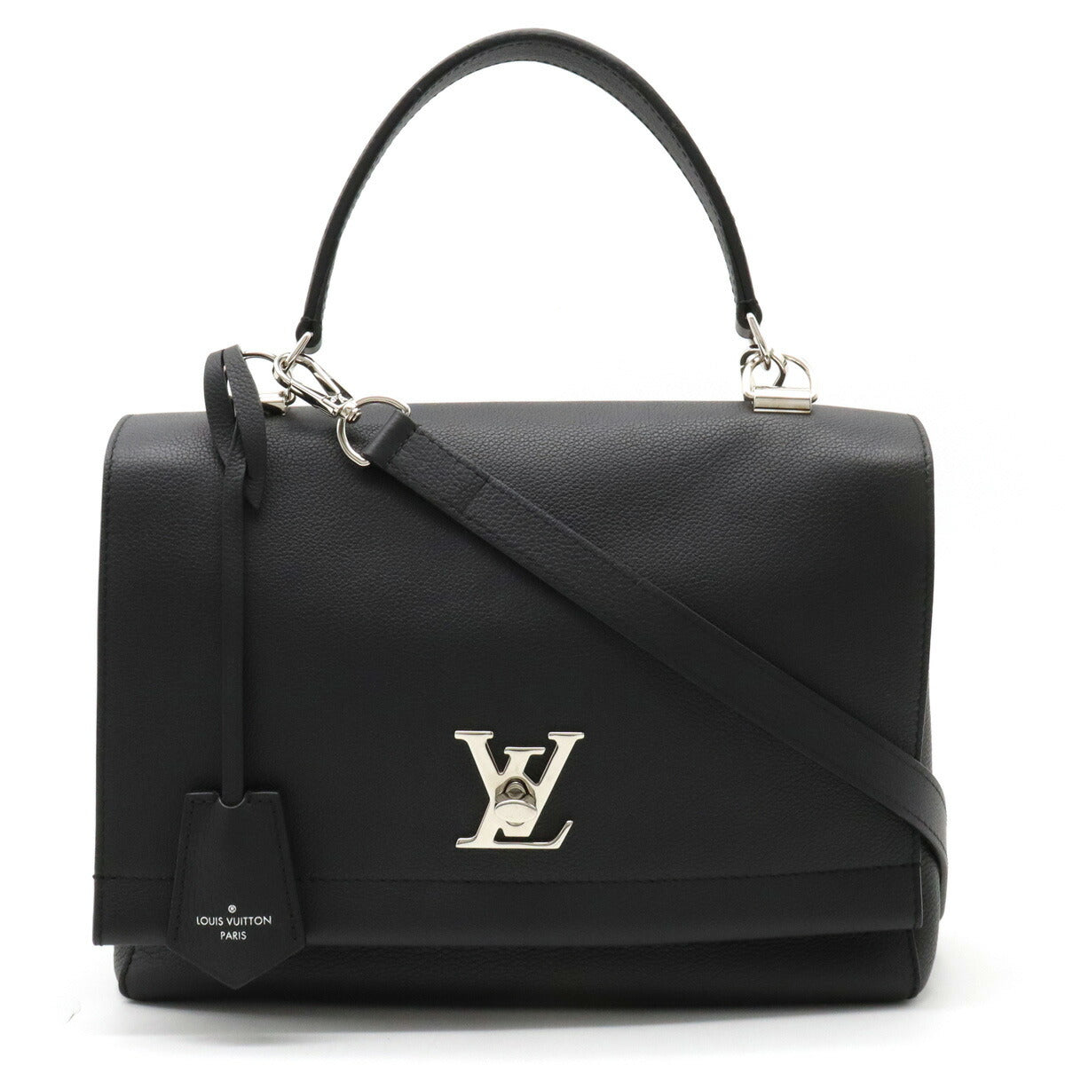 Louis Vuitton Lockme Cartable Handbag Black