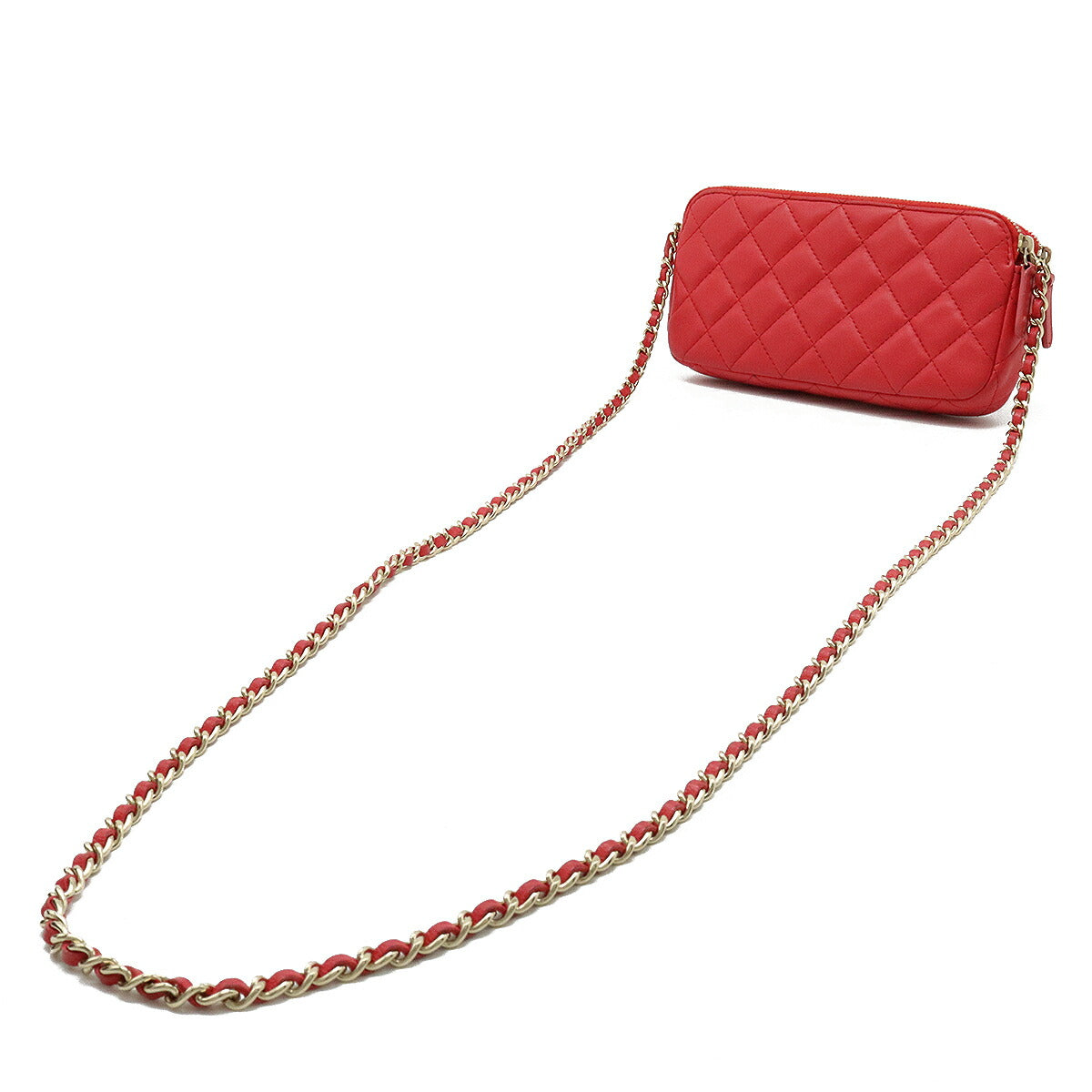 Chanel Matelasse Leather Chain Wallet