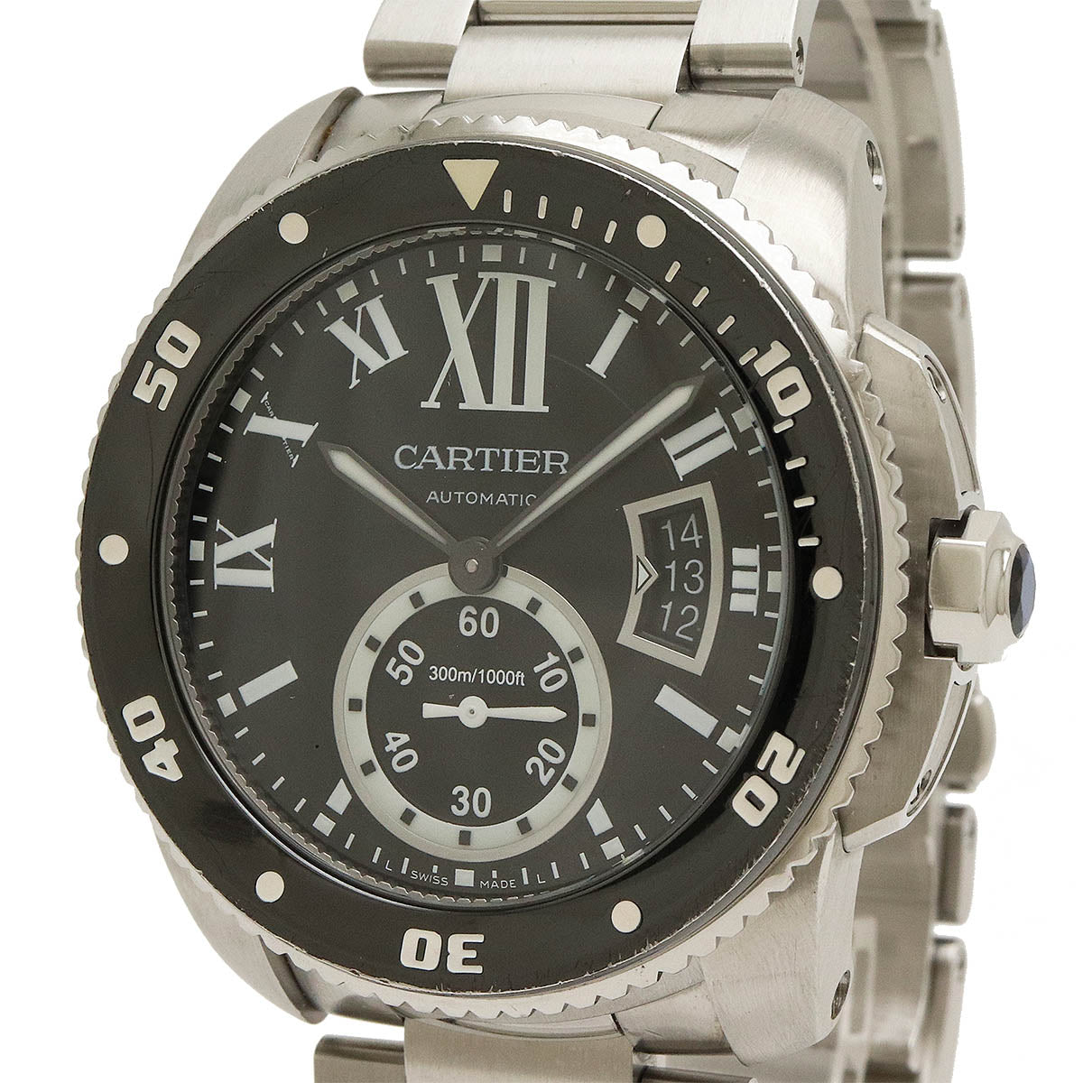 Cartier Calibre Diver SS Automatic Watch W7100057