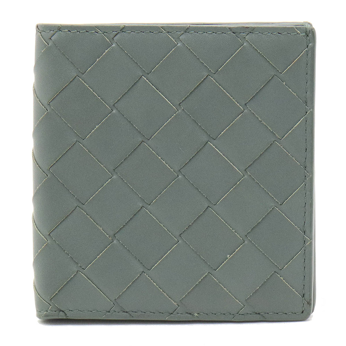 Bottega Veneta Leather Intrecciato Slim Wallet