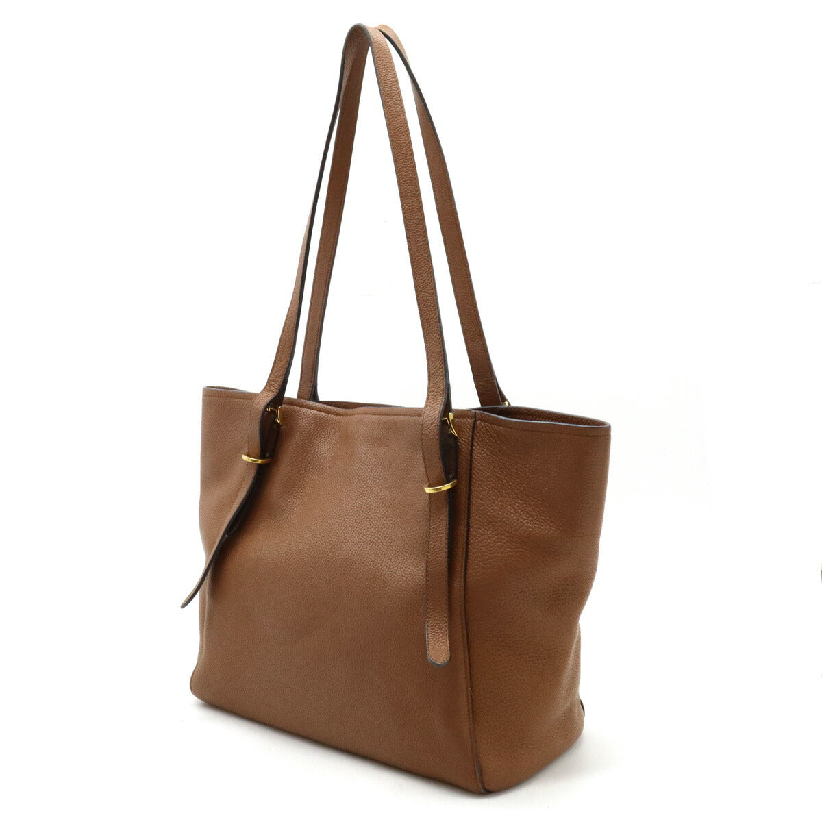 Prada Leather Tote Bag Brown 1BG301