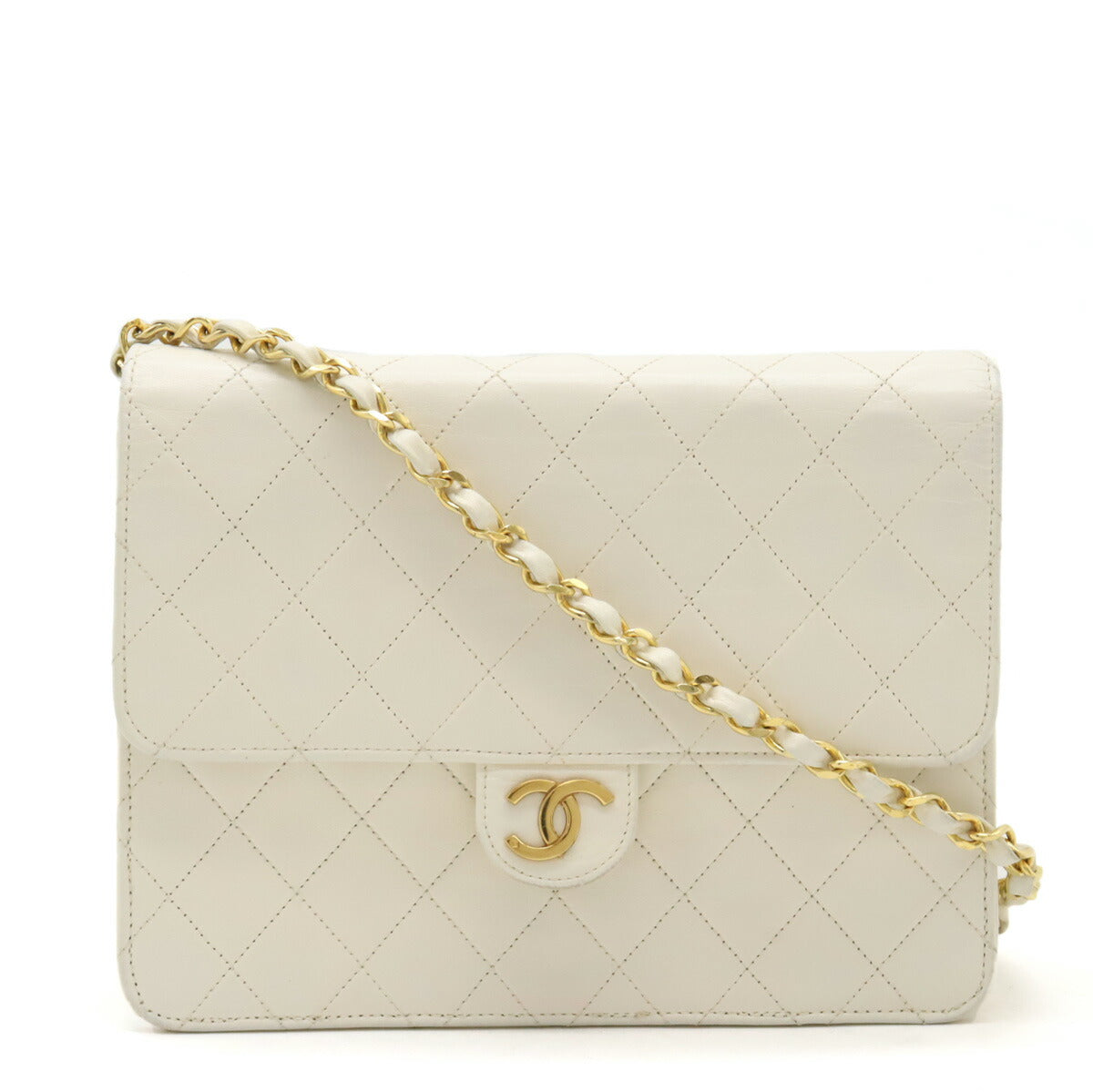 Chanel Matelasse Coco Mark Leather Chain Shoulder Bag