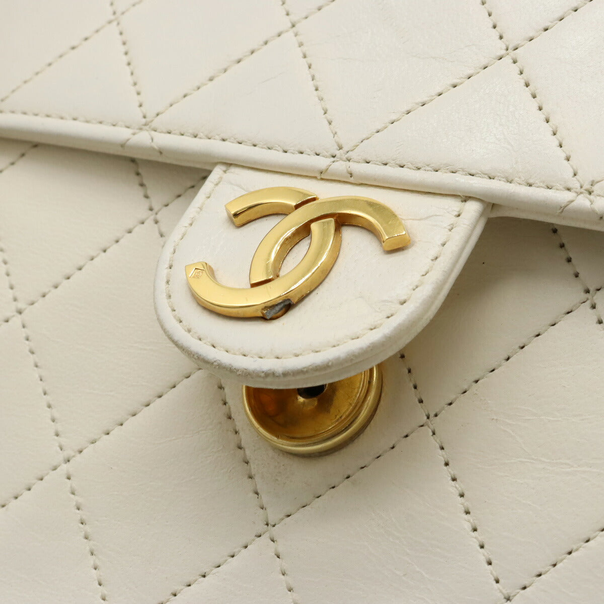 Chanel Matelasse Coco Mark Leather Chain Shoulder Bag