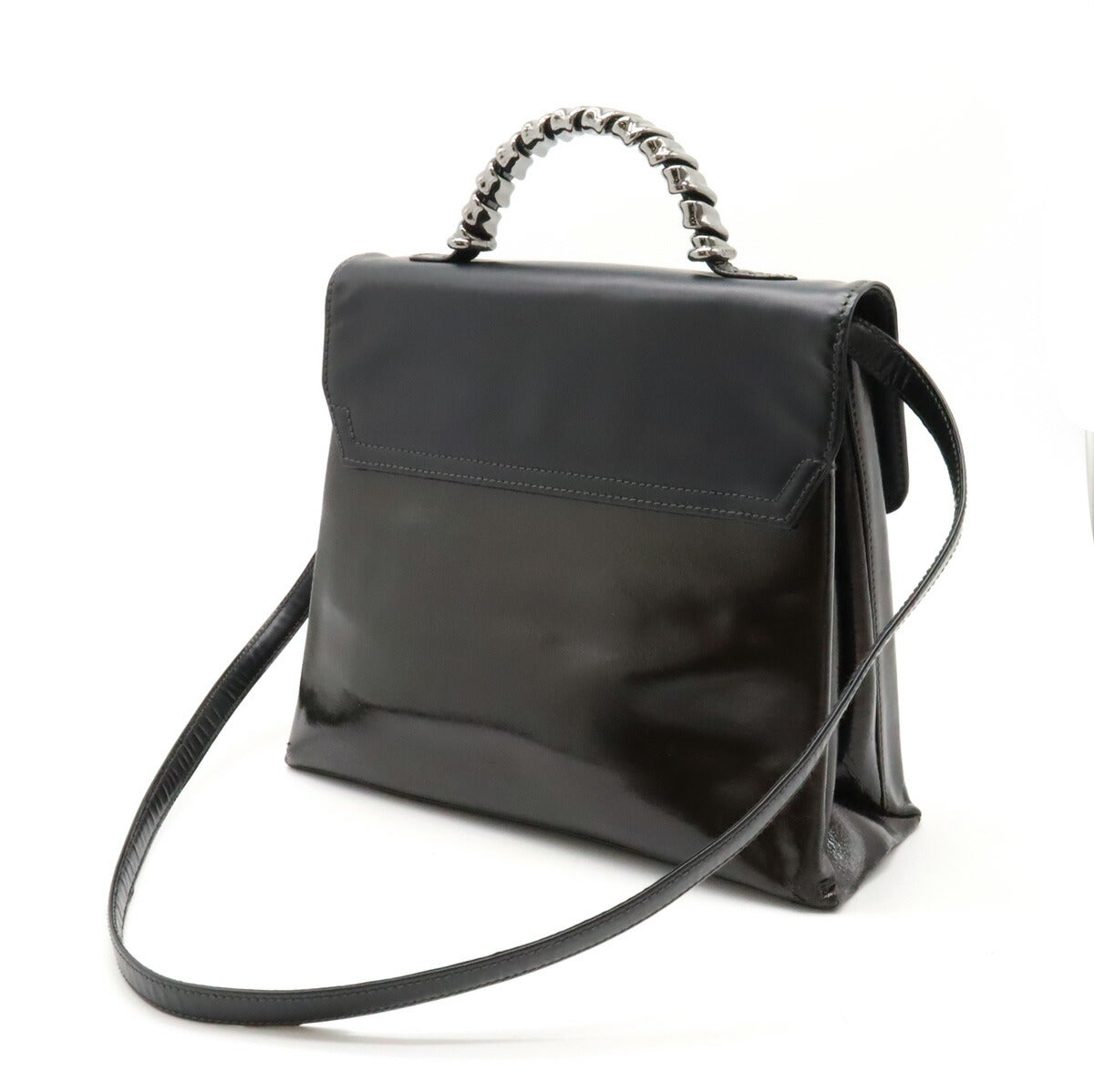 Loewe Velazquez Twist Leather Handbag