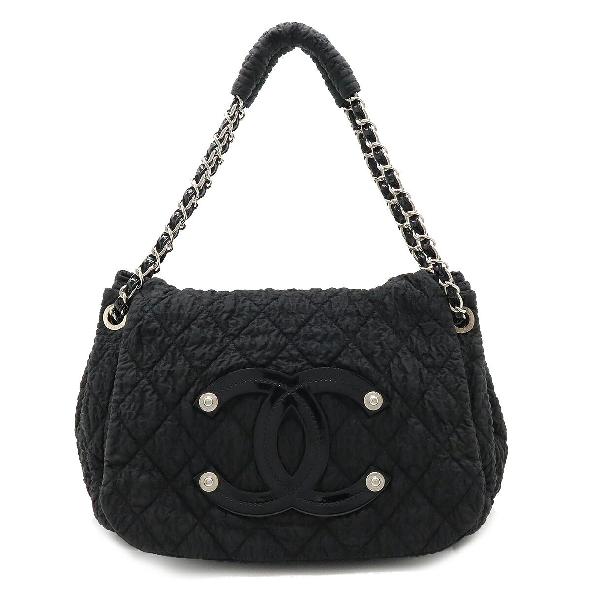 Chanel Nylon Enamel Chain Shoulder Bag