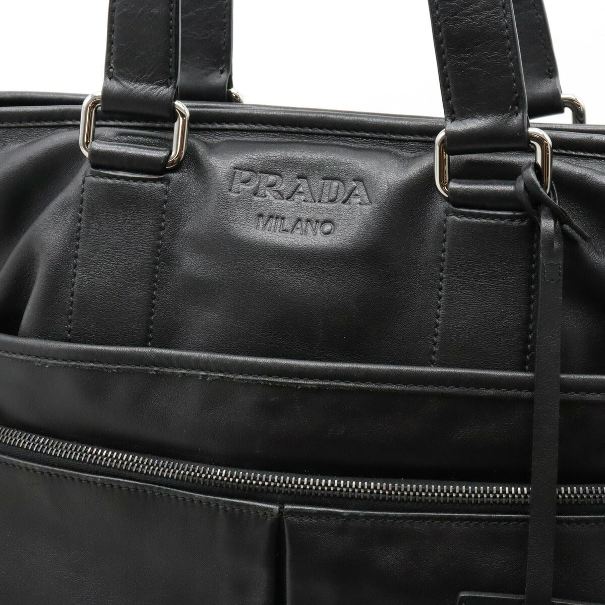 Prada Leather Tote Bag VA0942