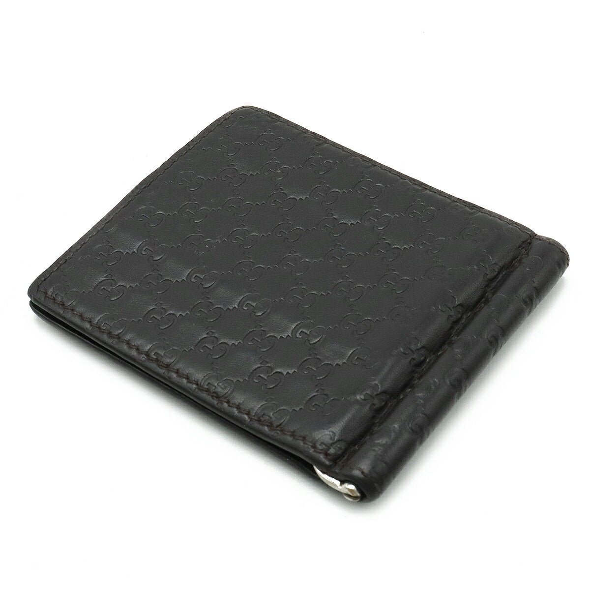 Gucci Leather Microguccissima Bifold Wallet in Very Good Condition