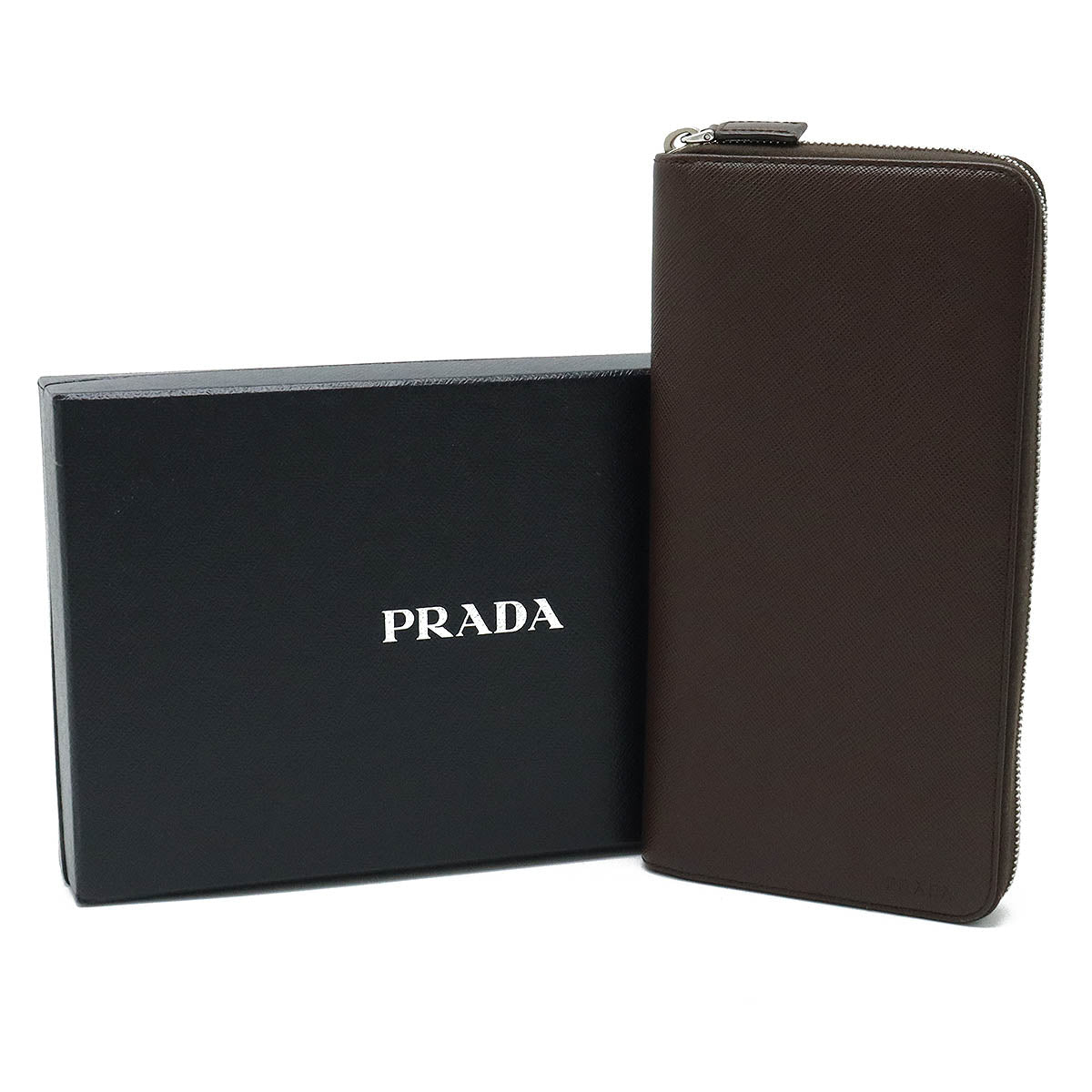 Prada Saffiano Leather Zip Wallet 2ML220