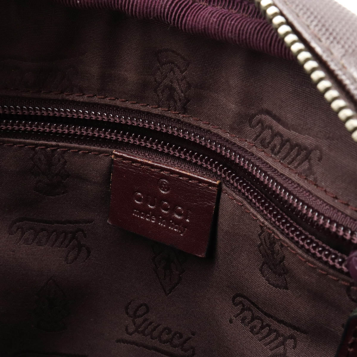 Gucci GG Imprime Shoulder Bag Burgundy