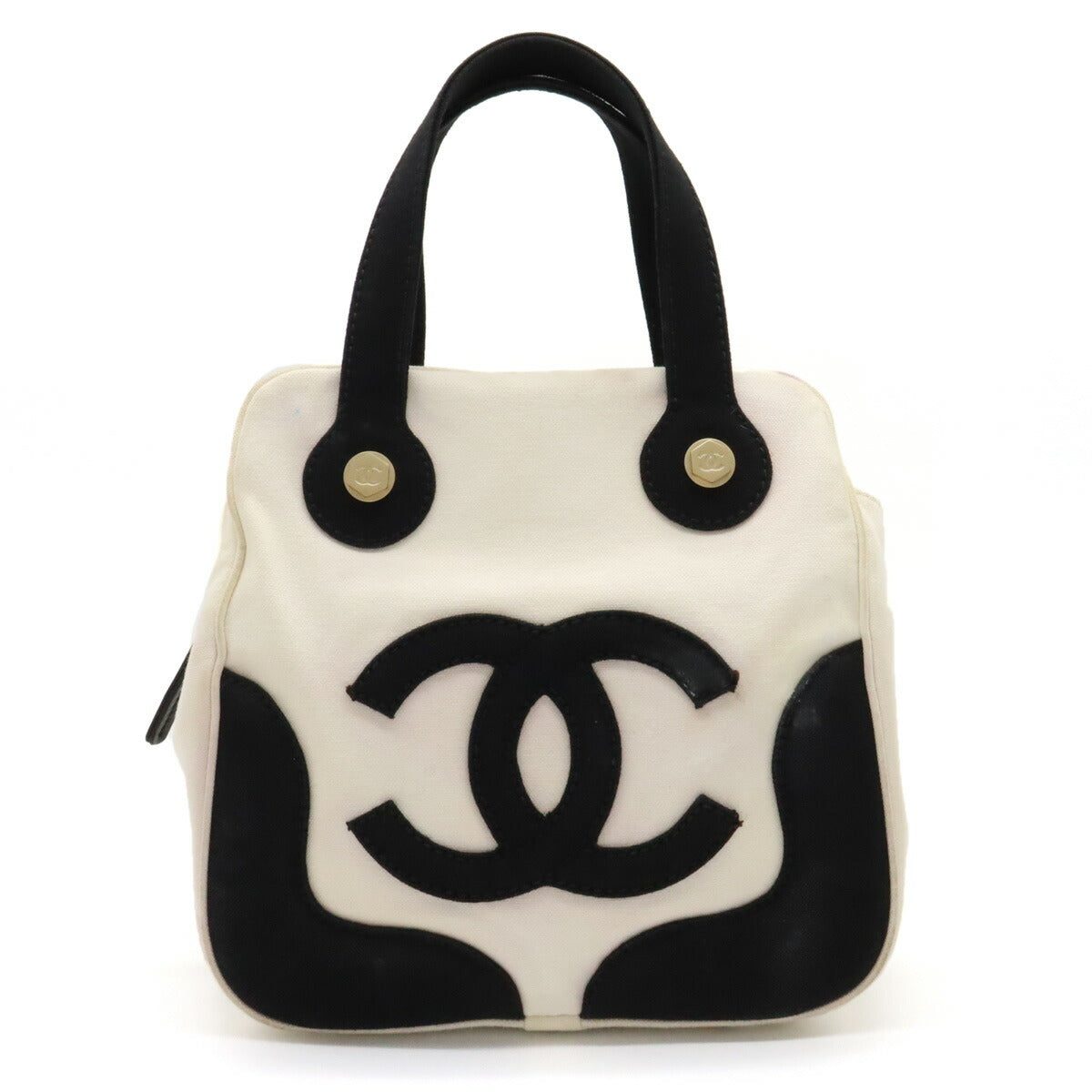 Chanel Canvas Marshmallow Tote Bag A24227