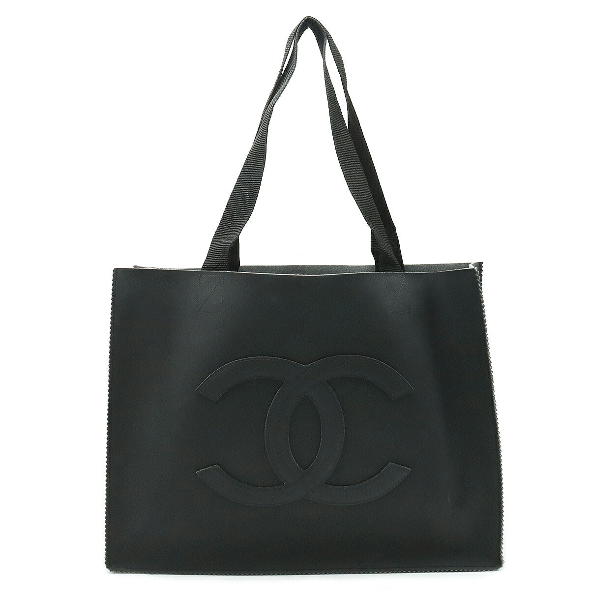 Chanel Coco Mark Rubber Tote Bag