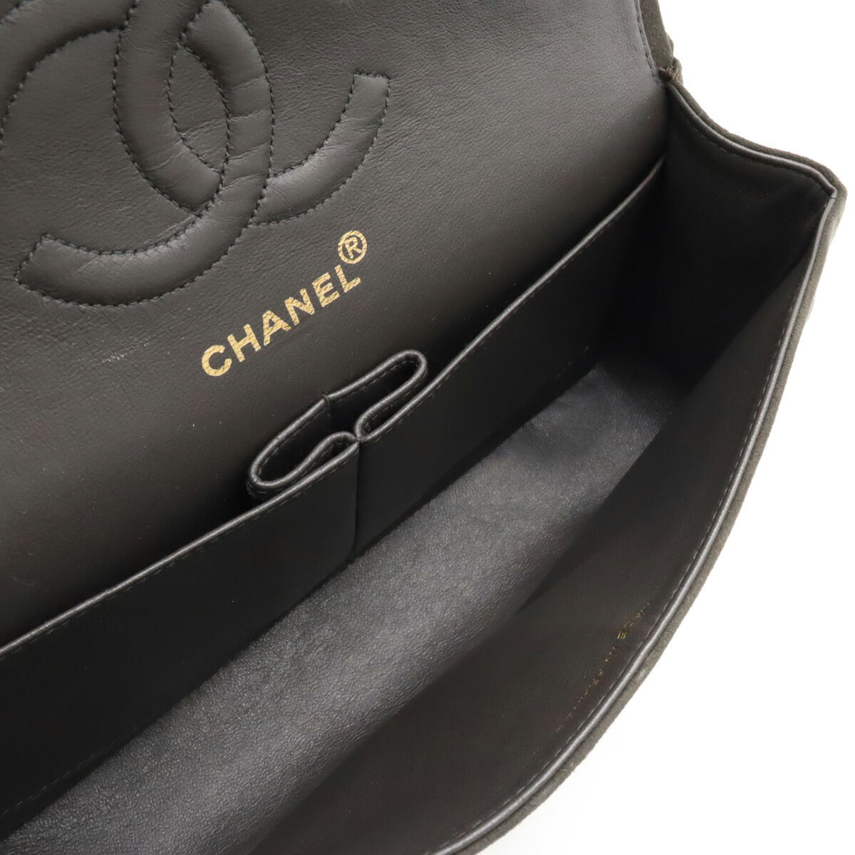 Chanel Suede Matelasse Shoulder Bag A11444