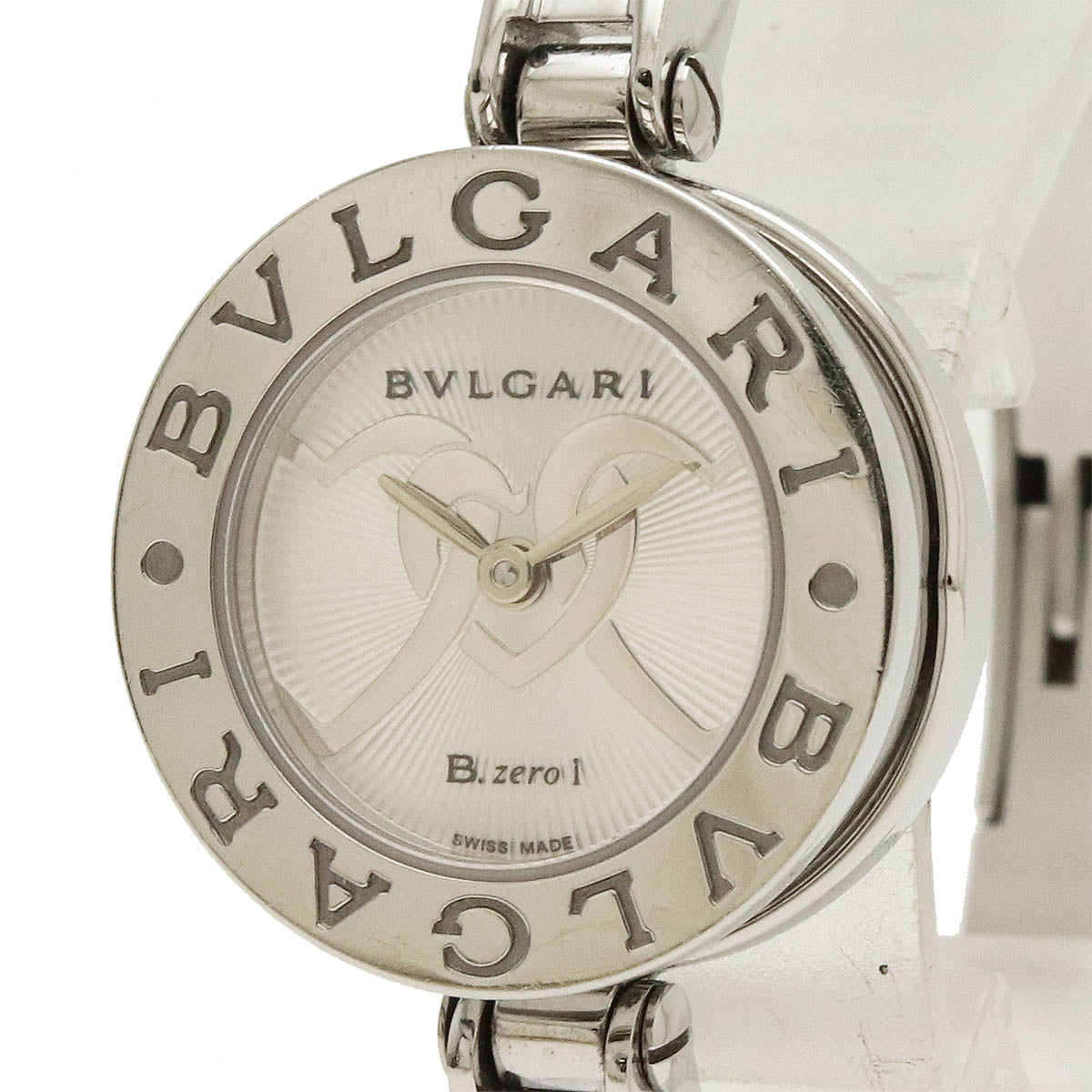 Bvlgari B-zero1 Silver Dial Bangle Quartz Watch in Very Good Condition