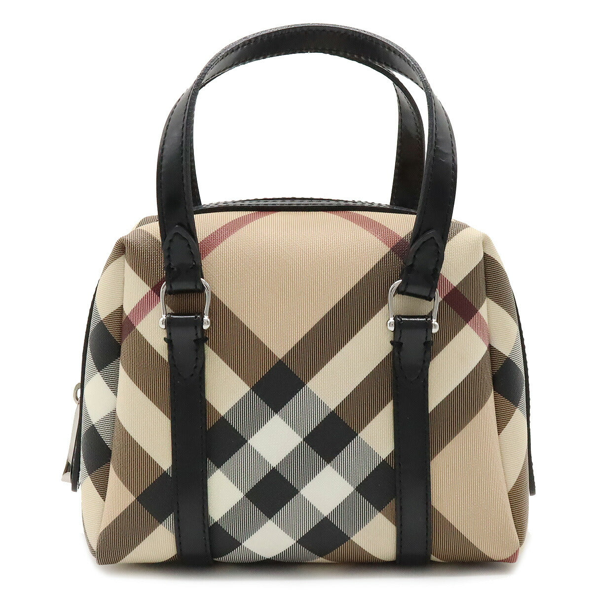 Burberry Nova Check Handbag Patent Leather