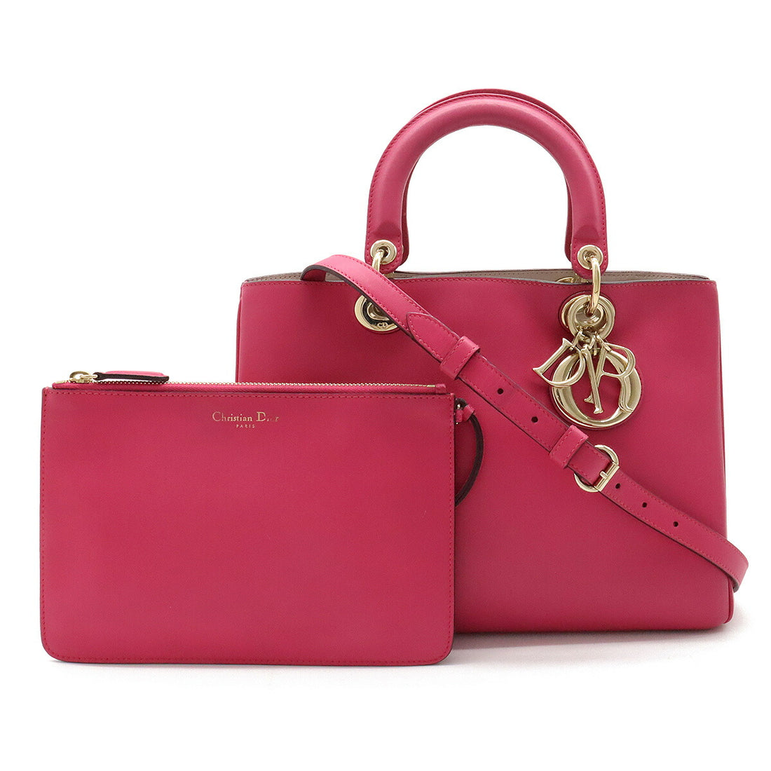 Dior Diorissimo Leather Handbag