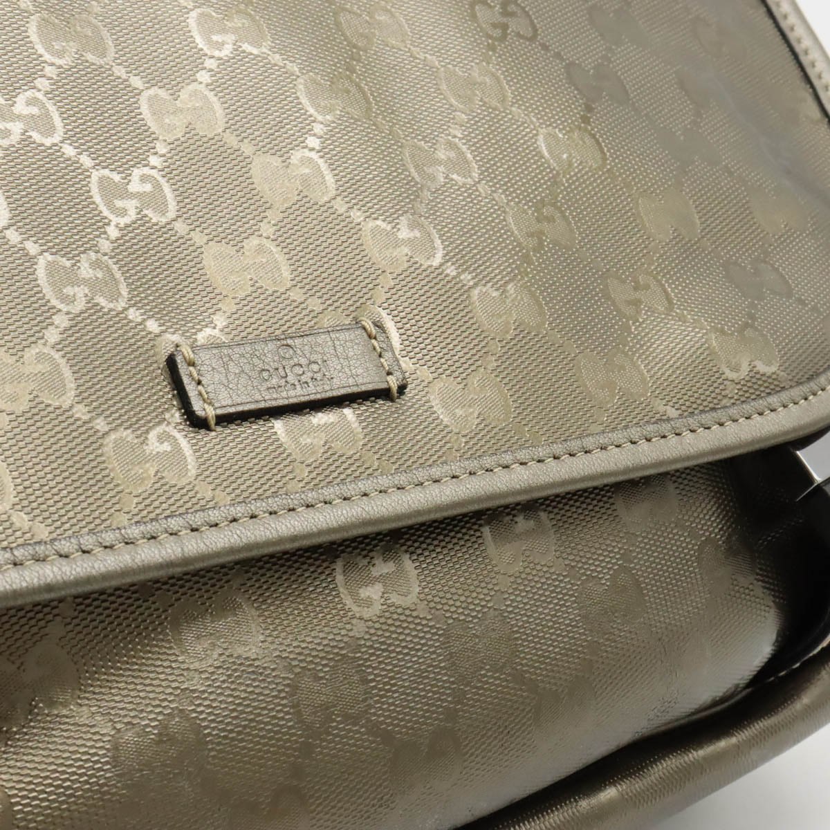 Gucci GG Imprime Shoulder Bag PVC Leather