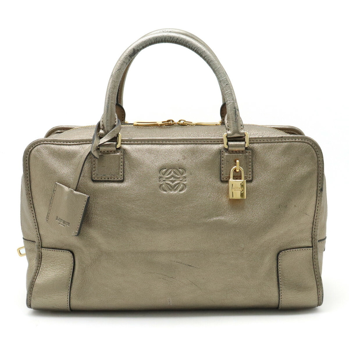 Loewe Metallic Leather Amazona 35 Handbag