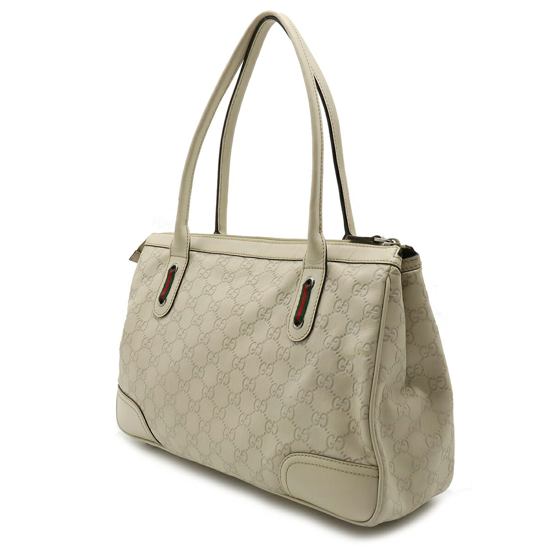 Gucci Leather Sherry Line Tote Bag