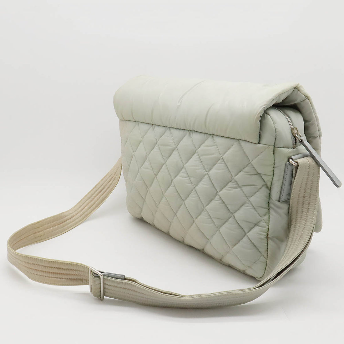 Chanel Nylon Leather Cocoon Shoulder Bag