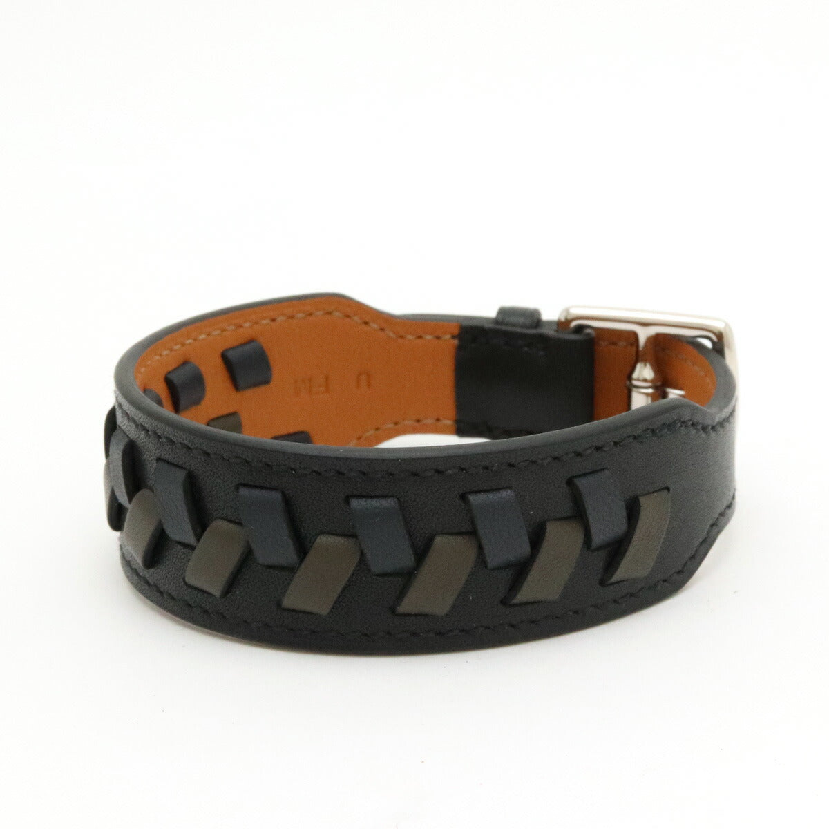 Hermes Etrivière Derby Leather Bracelet