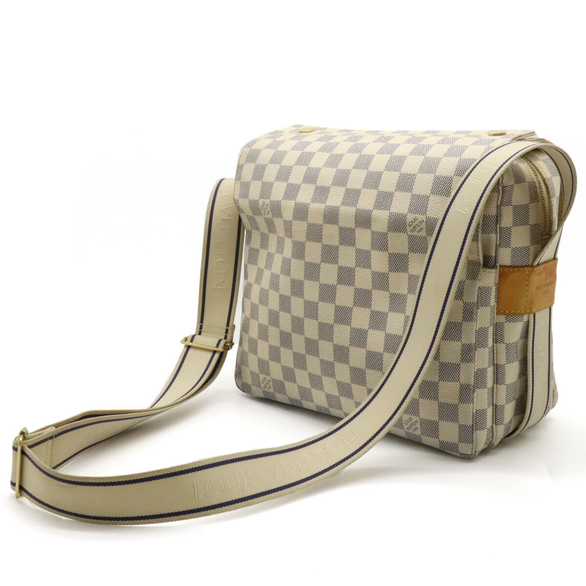 Louis Vuitton Damier Azur Naviglio Shoulder Bag N51189