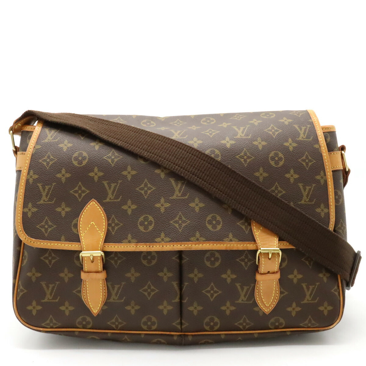 Louis Vuitton Monogram Gibeciere GM Messenger Bag M42249