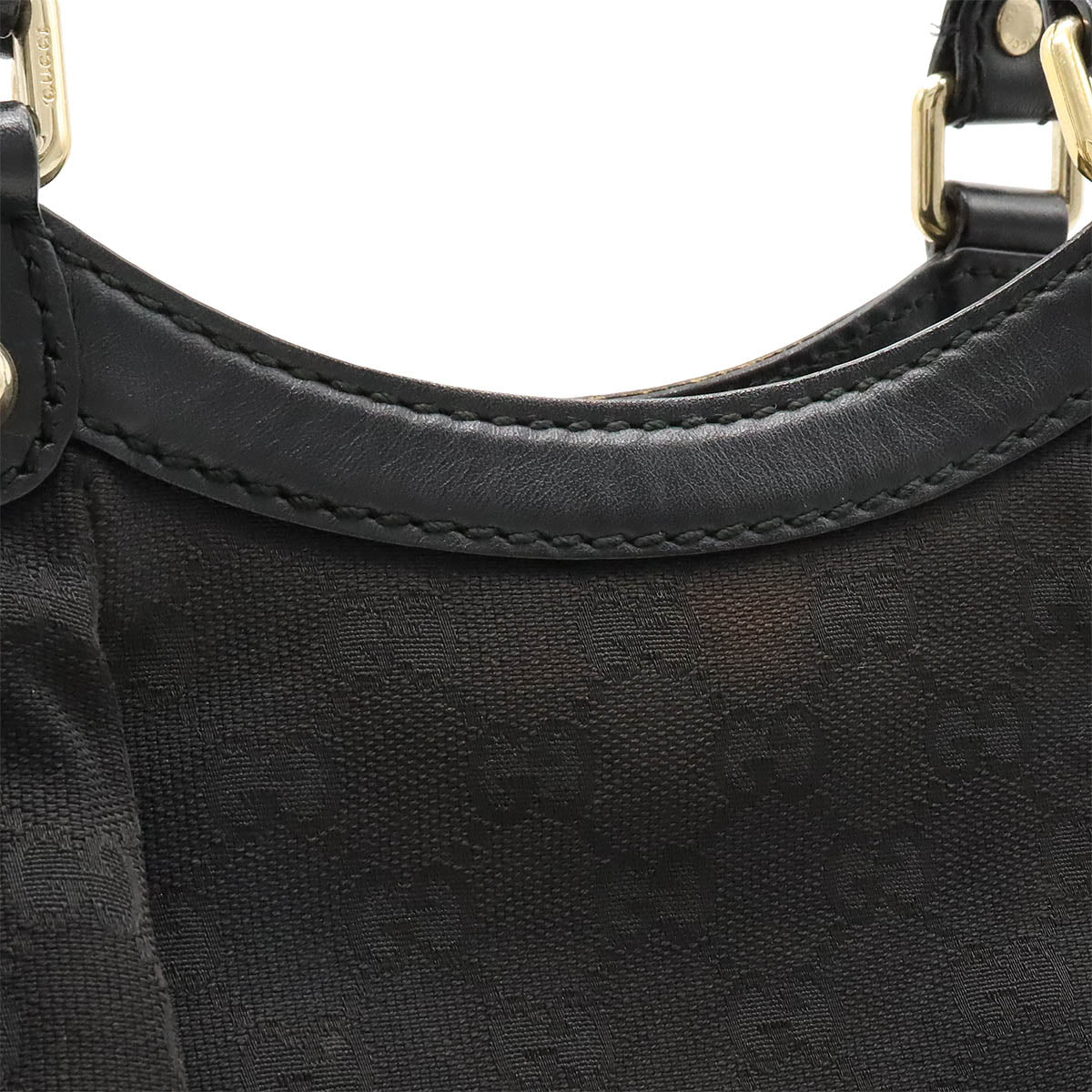 Gucci Sukey GG Canvas Leather Tote Bag