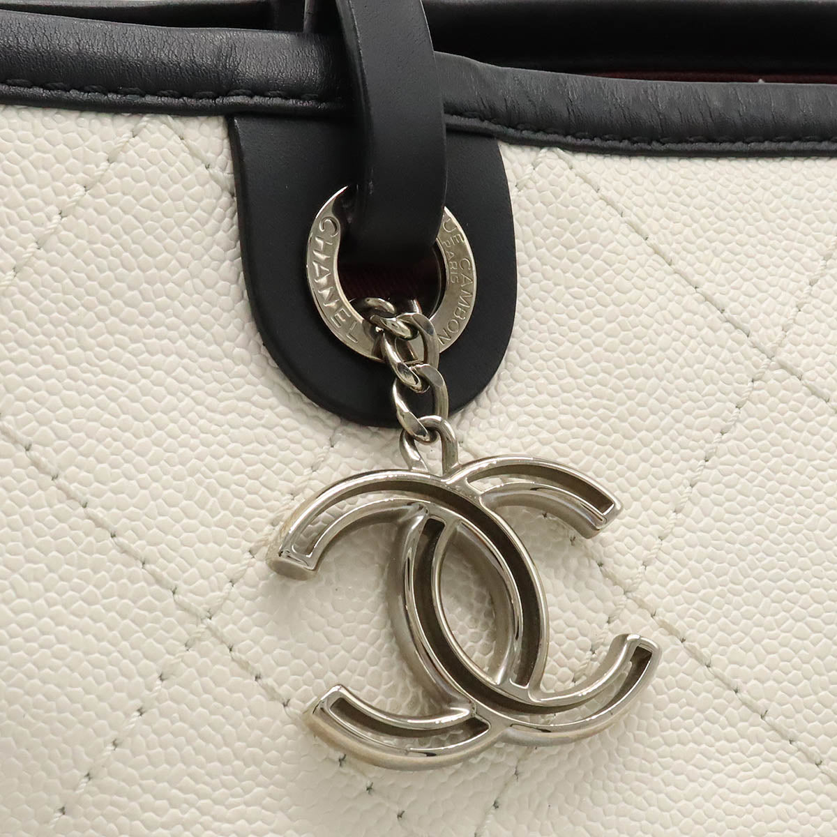 Chanel Caviar Skin Wild Stitch Tote Bag