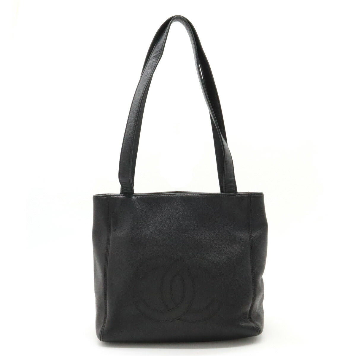 Chanel Coco Mark Leather Tote Bag