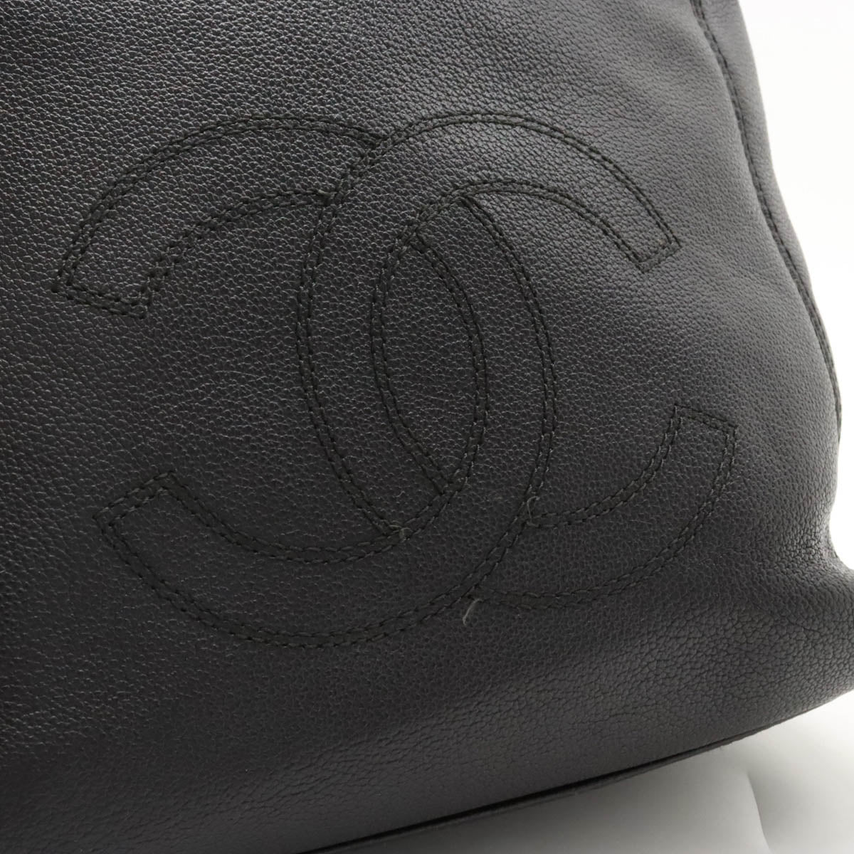 Chanel Coco Mark Leather Tote Bag