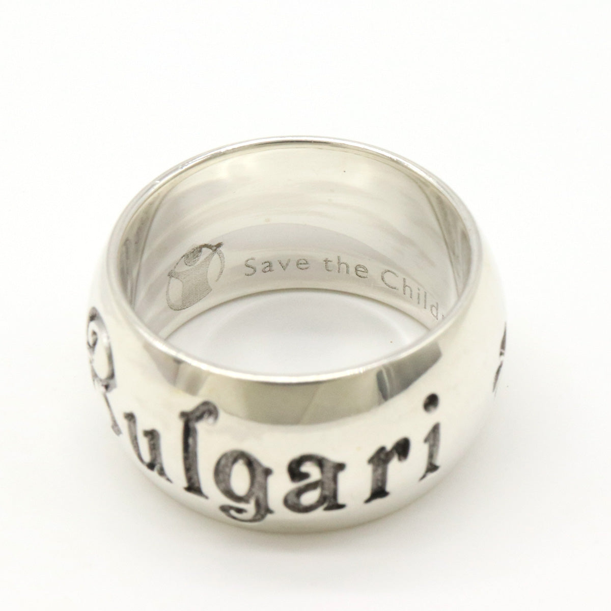 Bvlgari Save the Children Sotirio Ring SV925 Silver in Pristine Condition