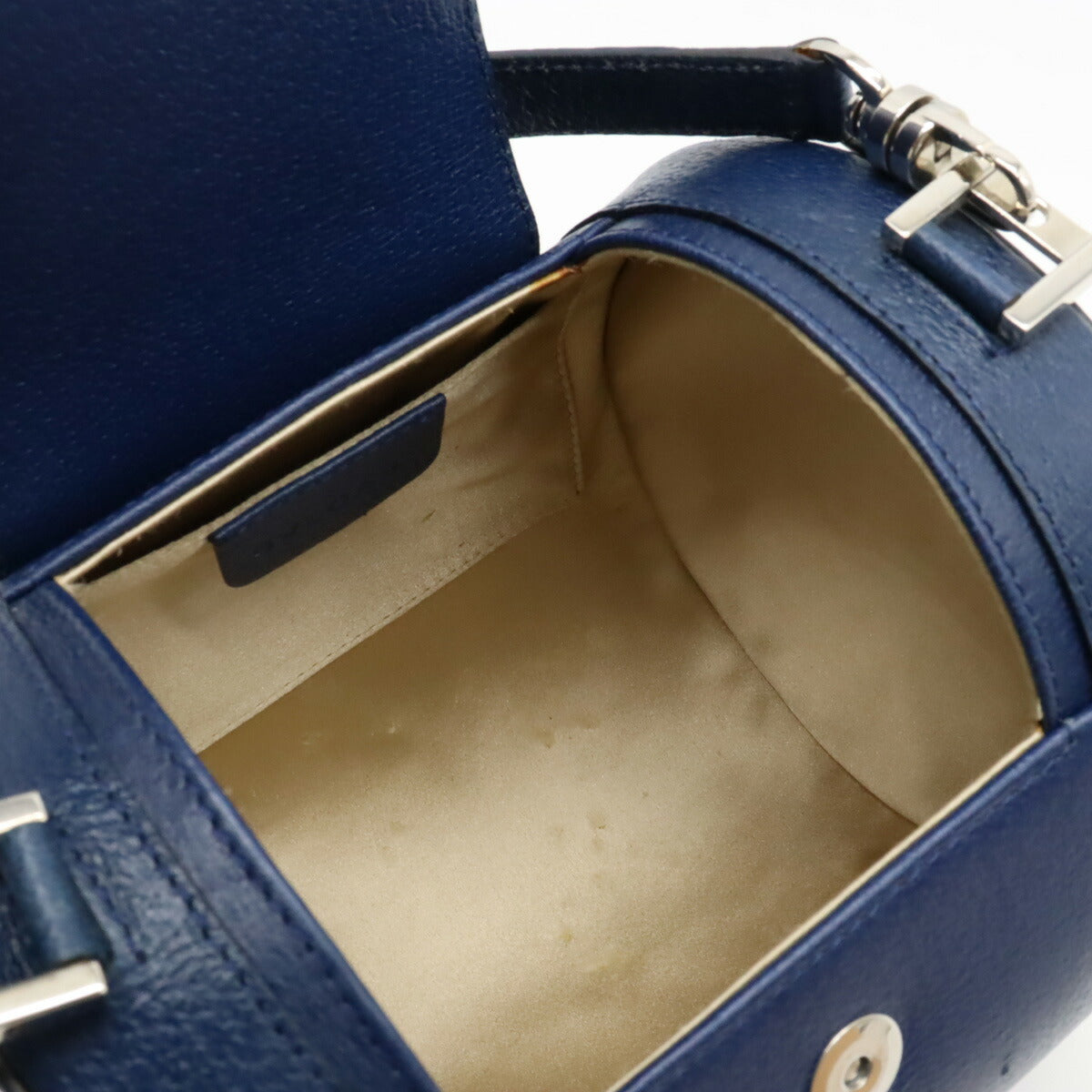 Bvlgari B-ZERO1 Leather Handbag Blue